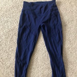 Navy blue lululemon pants.